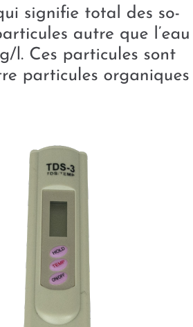 Testeur TDS-3 Water Analyzer